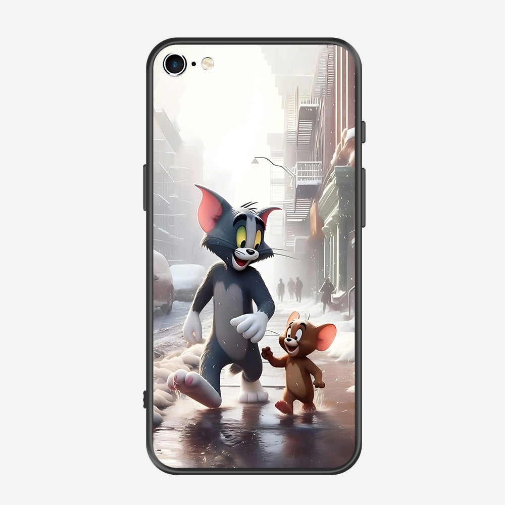 iPhone 6S / 6 Cover - Tom & Jerry Series - Premium Printed Metal soft Bumper shock Proof Case