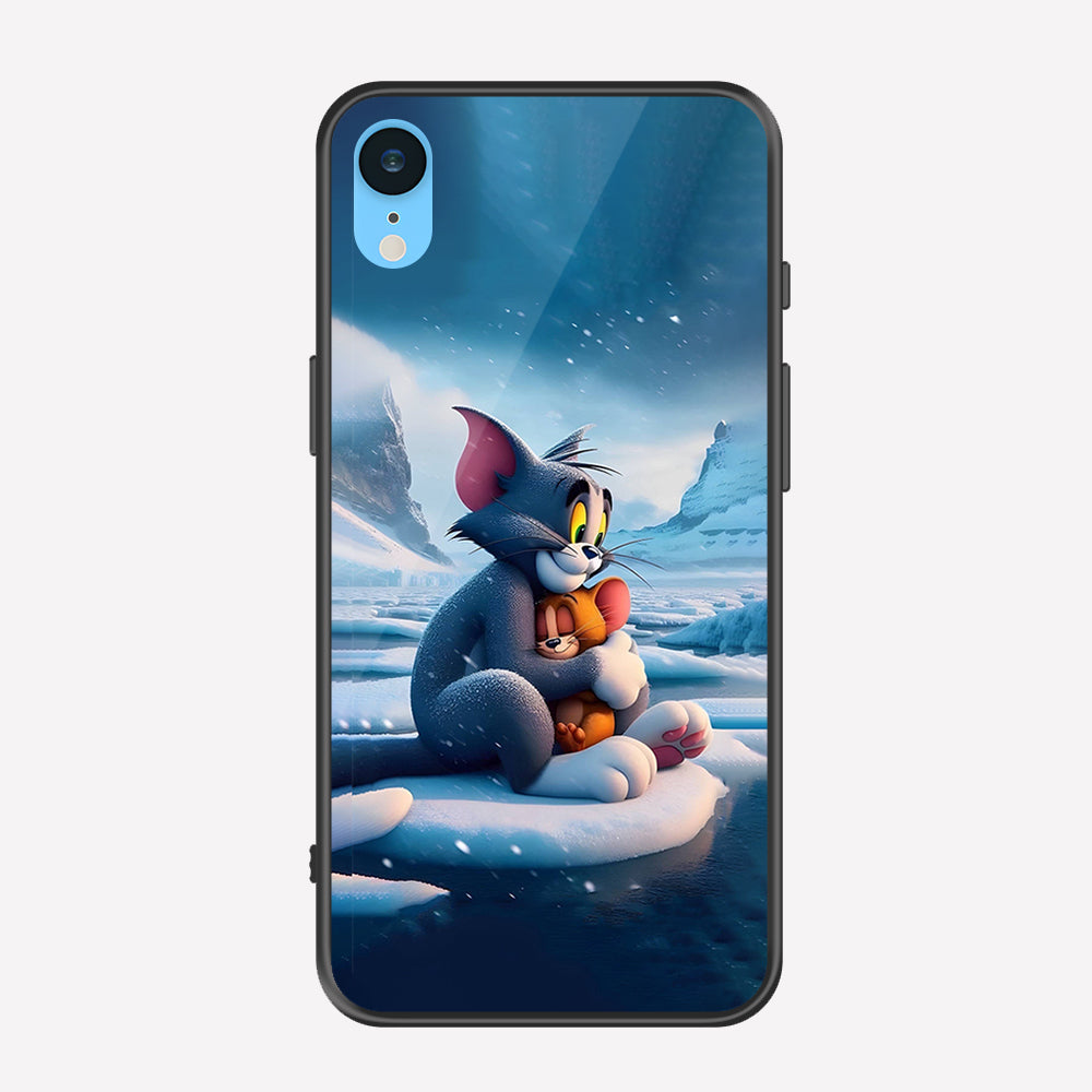iPhone XR Cover - Tom & Jerry Series - Premium Printed Metal soft Bumper shock Proof Case