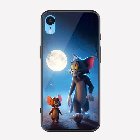 iPhone XR Cover - Tom & Jerry Series - Premium Printed Metal soft Bumper shock Proof Case