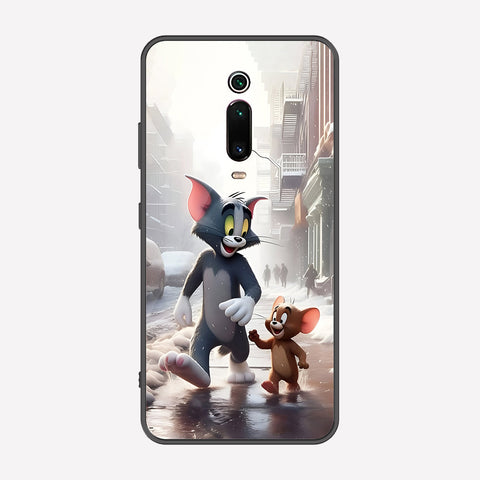 Xiaomi Mi 9T Pro Cover - Tom & Jerry Series - Premium Printed Metal soft Bumper shock Proof Case