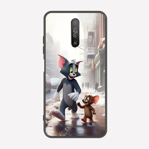Xiaomi Redmi K30 Cover - Tom & Jerry Series - Premium Printed Metal soft Bumper shock Proof Case