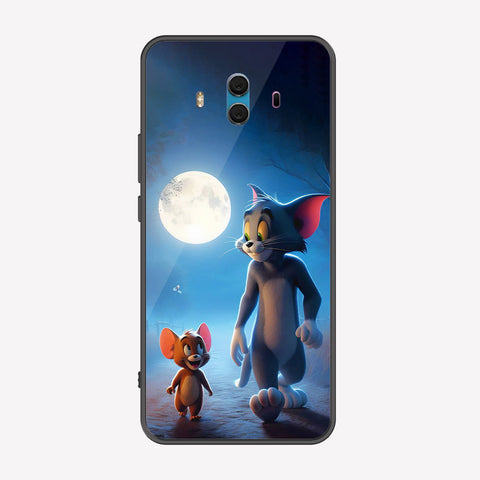 Huawei Mate 10 Cover - Tom & Jerry Series - Premium Printed Metal soft Bumper shock Proof Case