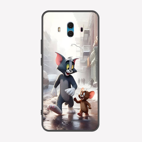 Huawei Mate 10 Cover - Tom & Jerry Series - Premium Printed Metal soft Bumper shock Proof Case