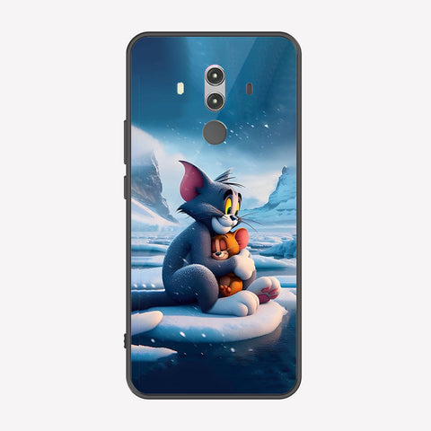 Huawei Mate 10 Pro Cover - Tom & Jerry Series - Premium Printed Metal soft Bumper shock Proof Case