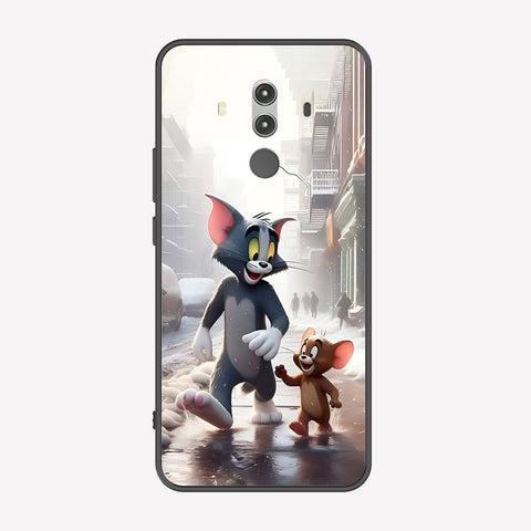 Huawei Mate 10 Pro Cover - Tom & Jerry Series - Premium Printed Metal soft Bumper shock Proof Case