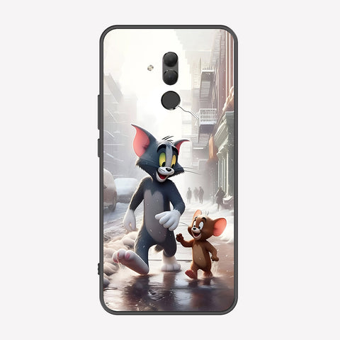 Huawei Mate 20 Lite Cover - Tom & Jerry Series - Premium Printed Metal soft Bumper shock Proof Case