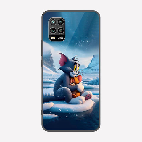 Xiaomi Mi 10 Lite 5G Cover - Tom & Jerry Series - Premium Printed Metal soft Bumper shock Proof Case