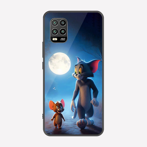 Xiaomi Mi 10 Lite 5G Cover - Tom & Jerry Series - Premium Printed Metal soft Bumper shock Proof Case