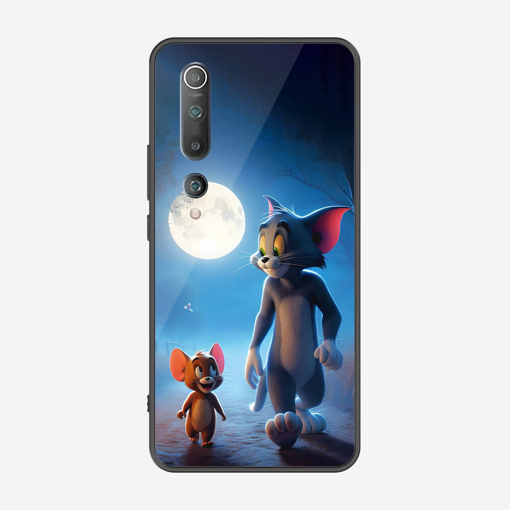 Xiaomi Mi 10 Pro Cover - Tom & Jerry Series - Premium Printed Metal soft Bumper shock Proof Case
