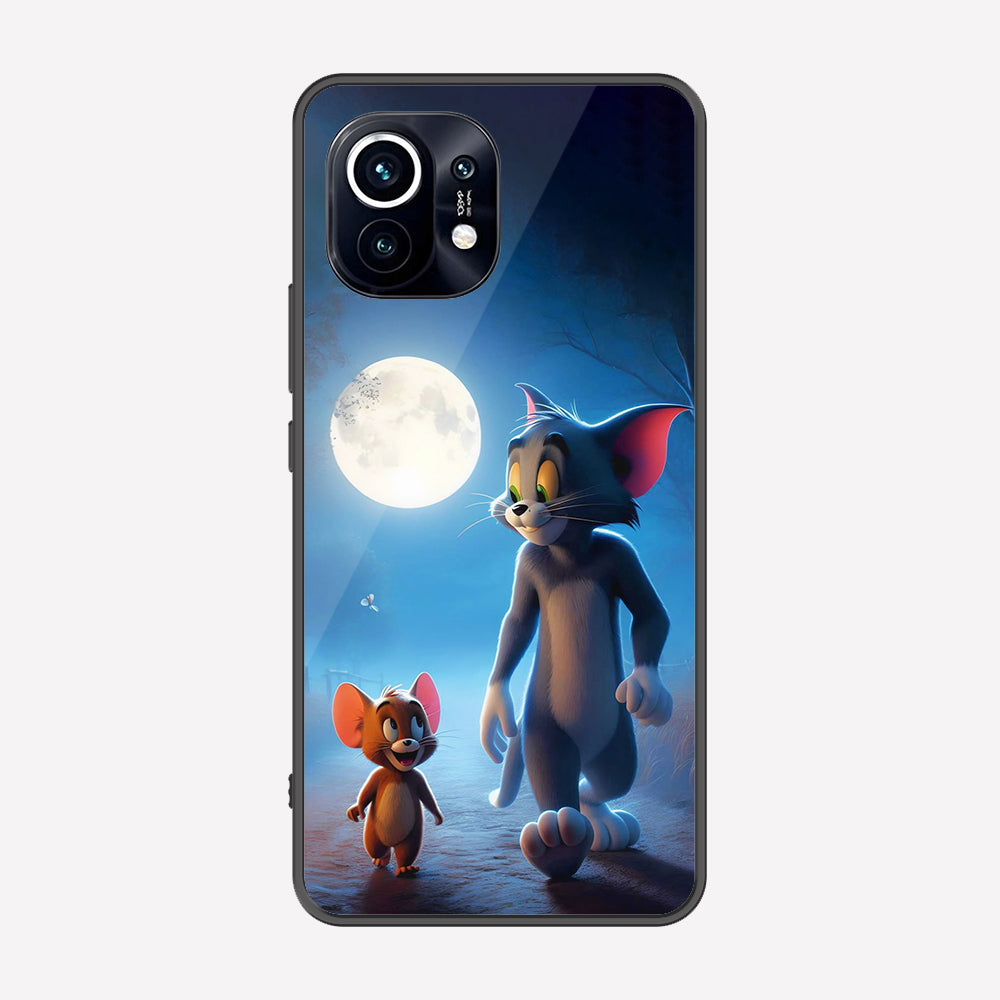Xiaomi Mi 11 Cover - Tom & Jerry Series - Premium Printed Metal soft Bumper shock Proof Case