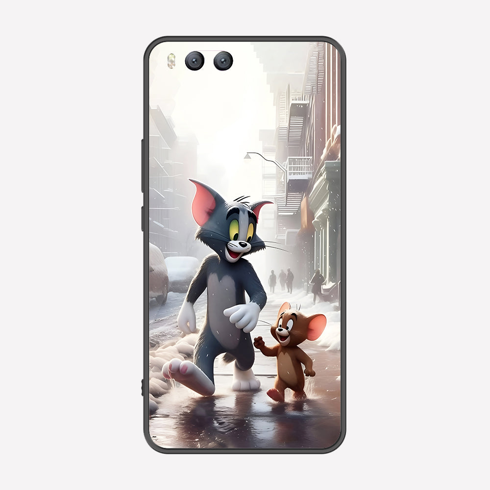 Xiaomi Mi 6 Cover - Tom & Jerry Series - Premium Printed Metal soft Bumper shock Proof Case