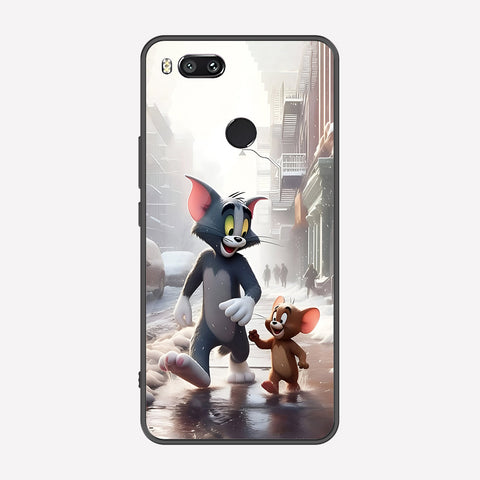 Xiaomi Mi A1 / Mi 5X Cover - Tom & Jerry Series - Premium Printed Metal soft Bumper shock Proof Case