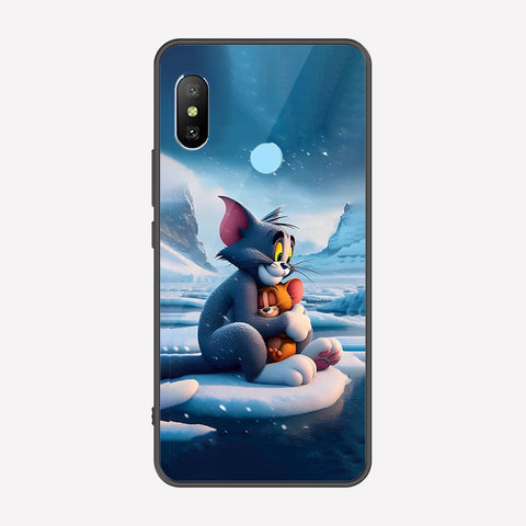 Xiaomi Mi A2 Lite / Redmi 6 Pro Cover - Tom & Jerry Series - Premium Printed Metal soft Bumper shock Proof Case