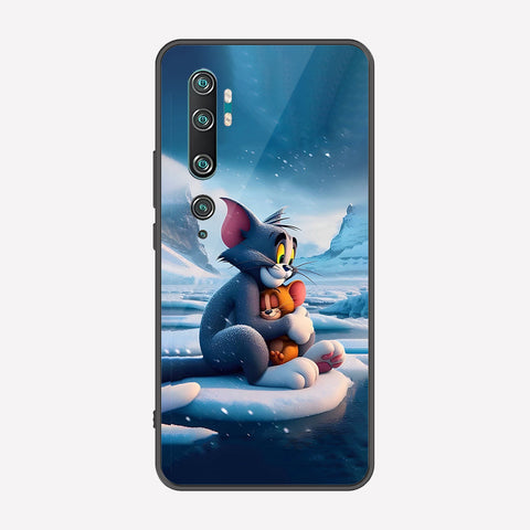 Xiaomi Mi Note 10 Cover - Tom & Jerry Series - Premium Printed Metal soft Bumper shock Proof Case