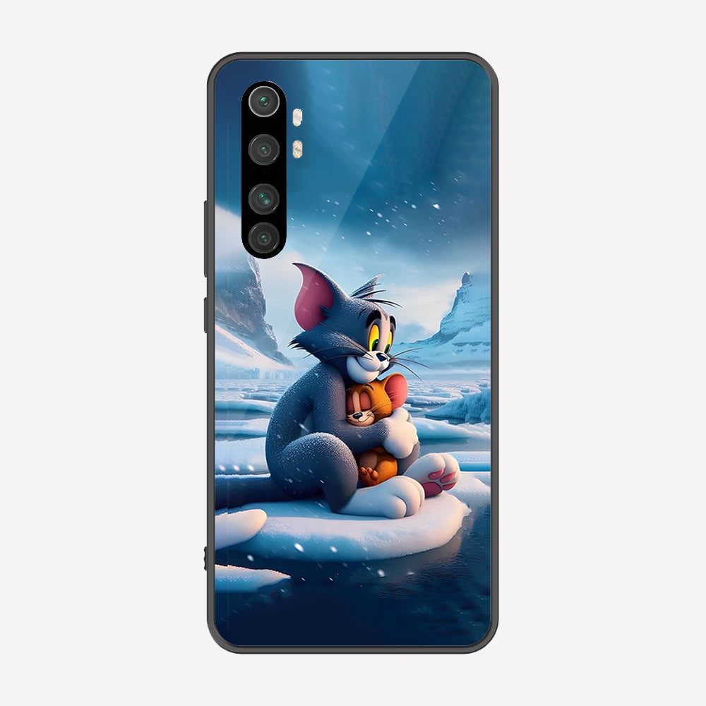 Xiaomi Mi Note 10 Lite Cover - Tom & Jerry Series - Premium Printed Metal soft Bumper shock Proof Case