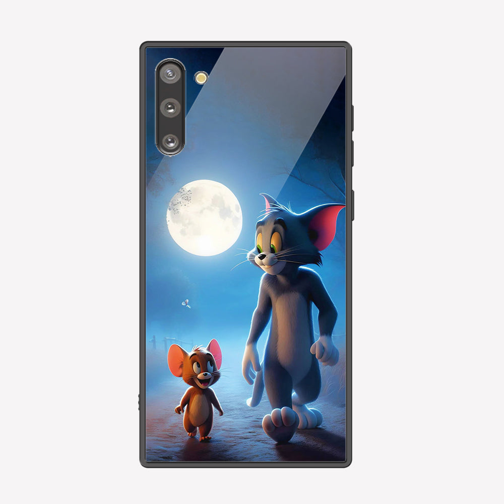 Samsung Galaxy Note 10 Cover - Tom & Jerry Series - Premium Printed Metal soft Bumper shock Proof Case