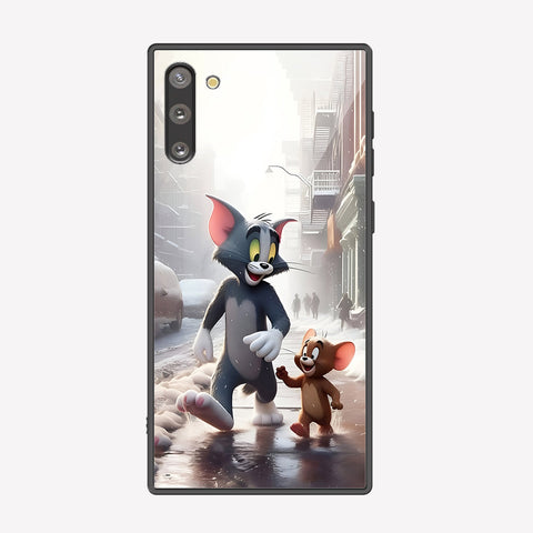 Samsung Galaxy Note 10 Cover - Tom & Jerry Series - Premium Printed Metal soft Bumper shock Proof Case