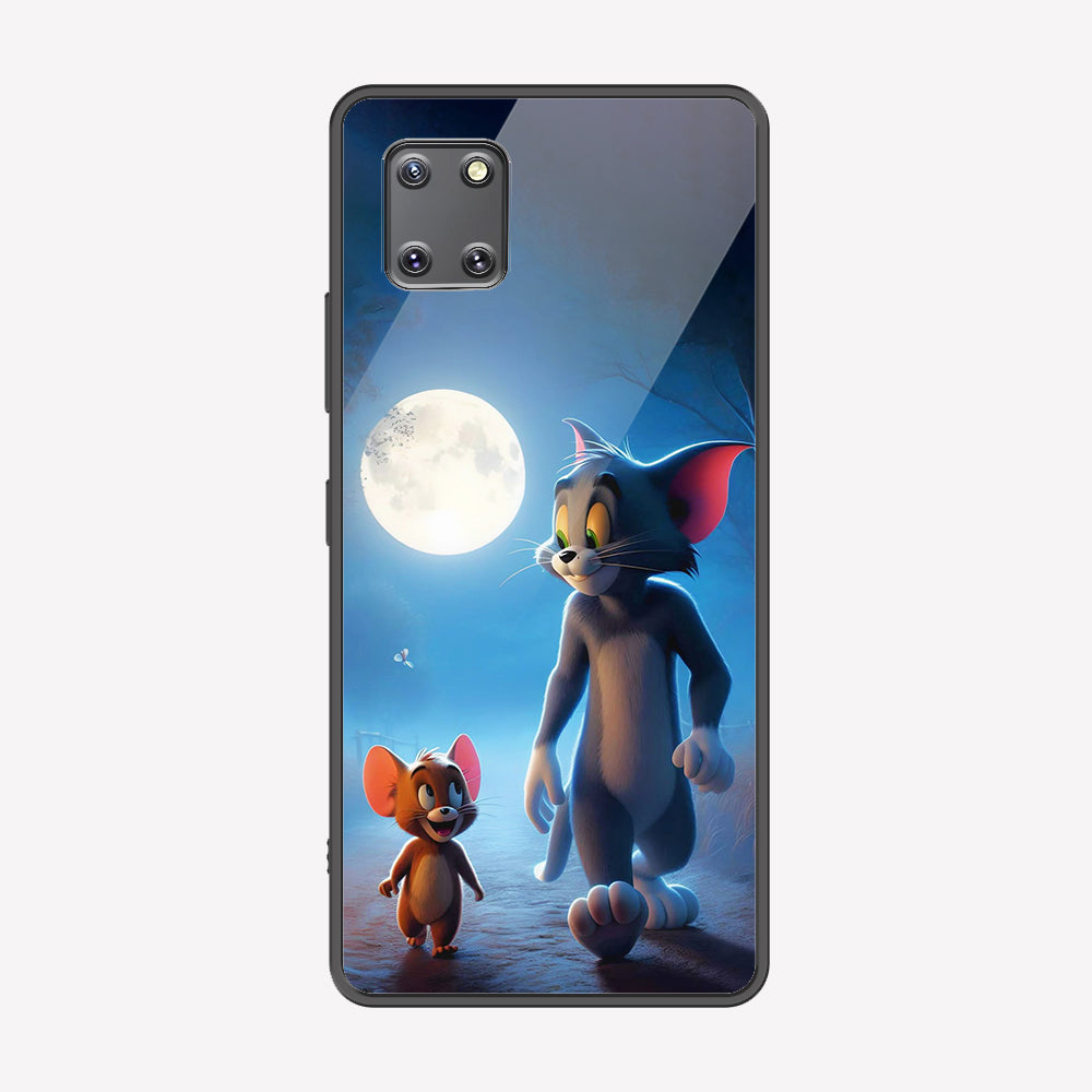 Samsung Galaxy M60S Cover - Tom & Jerry Series - Premium Printed Metal soft Bumper shock Proof Case