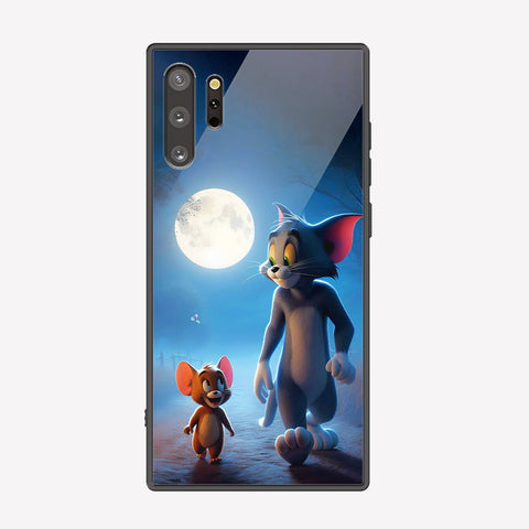 Samsung Galaxy Note 10 Plus Cover - Tom & Jerry Series - Premium Printed Metal soft Bumper shock Proof Case