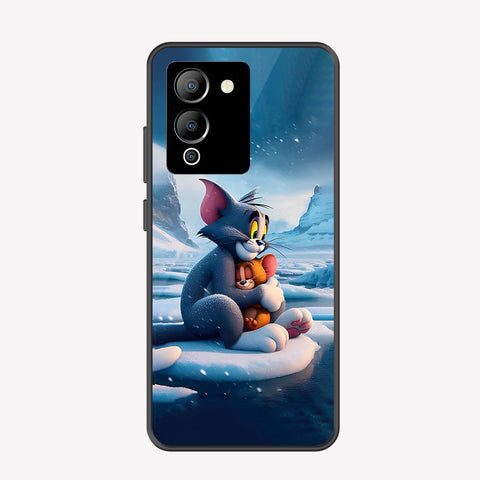 Infinix Note 12 G96 Cover - Tom & Jerry Series - Premium Printed Metal soft Bumper shock Proof Case