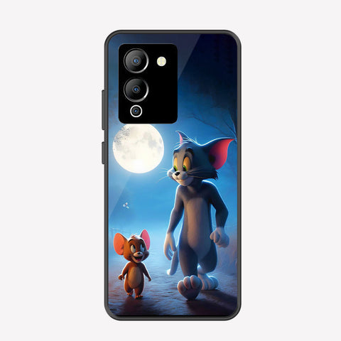 Infinix Note 12 G96 Cover - Tom & Jerry Series - Premium Printed Metal soft Bumper shock Proof Case