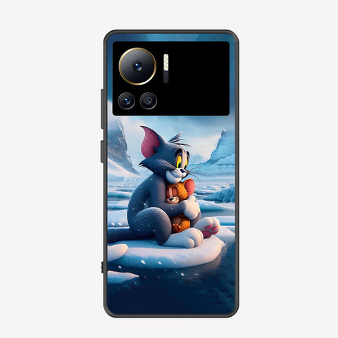 Infinix Note 12 VIP Cover - Tom & Jerry Series - Premium Printed Metal soft Bumper shock Proof Case