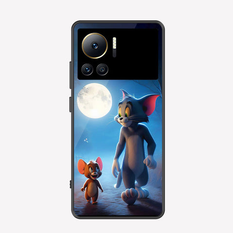 Infinix Note 12 VIP Cover - Tom & Jerry Series - Premium Printed Metal soft Bumper shock Proof Case