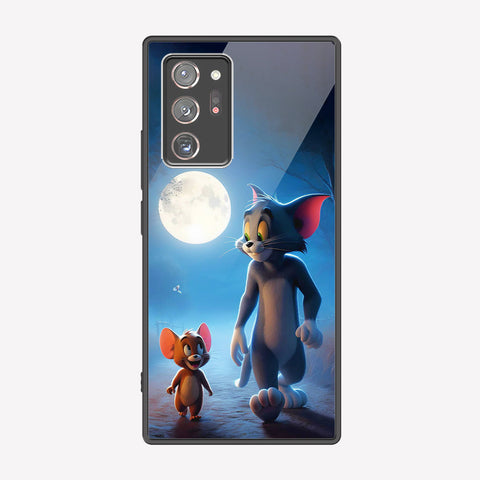 Samsung Galaxy Note 20 Ultra Cover - Tom & Jerry Series - Premium Printed Metal soft Bumper shock Proof Case