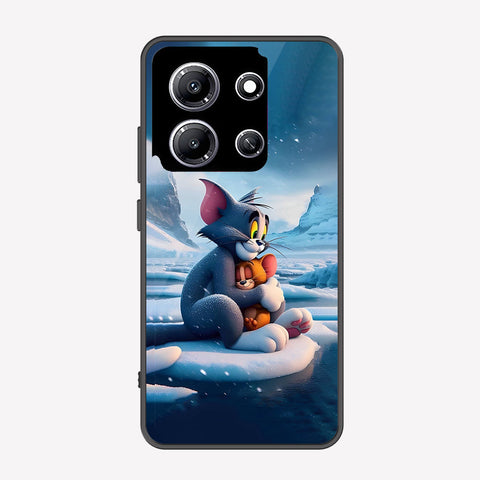 Infinix Note 30i Cover - Tom & Jerry Series - Premium Printed Metal soft Bumper shock Proof Case