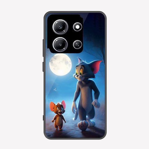 Infinix Note 30i Cover - Tom & Jerry Series - Premium Printed Metal soft Bumper shock Proof Case