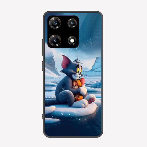 Infinix Note 30 Pro Cover - Tom & Jerry Series - Premium Printed Metal soft Bumper shock Proof Case