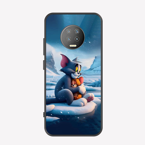 Infinix Note 7 Cover - Tom & Jerry Series - Premium Printed Metal soft Bumper shock Proof Case