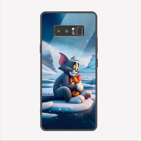 Samsung Galaxy Note 8 Cover - Tom & Jerry Series - Premium Printed Metal soft Bumper shock Proof Case