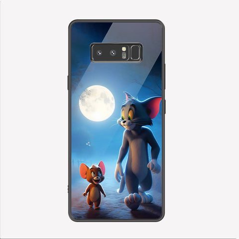Samsung Galaxy Note 8 Cover - Tom & Jerry Series - Premium Printed Metal soft Bumper shock Proof Case