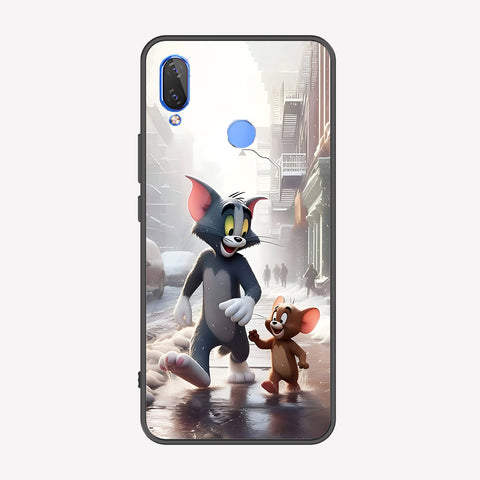 Huawei Nova 3i / P Smart Plus Cover - Tom & Jerry Series - Premium Printed Metal soft Bumper shock Proof Case