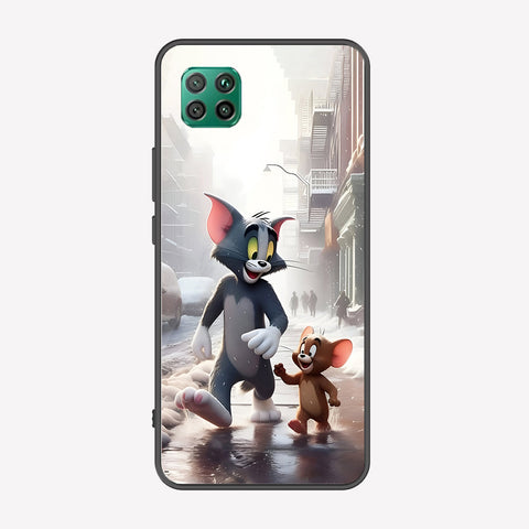 Huawei Nova 7i Cover - Tom & Jerry Series - Premium Printed Metal soft Bumper shock Proof Case