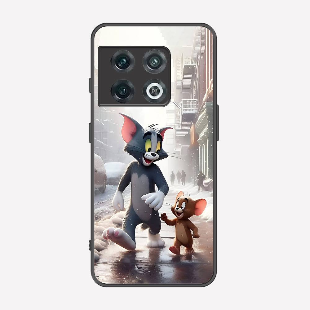 OnePlus 10 Pro Cover - Tom & Jerry Series - Premium Printed Metal soft Bumper shock Proof Case