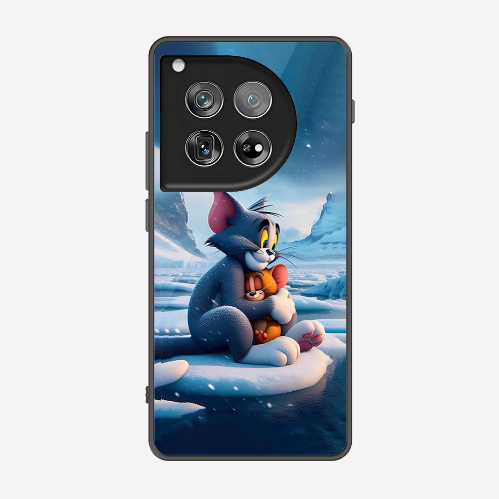 OnePlus 12 Cover - Tom & Jerry Series - Premium Printed Metal soft Bumper shock Proof Case