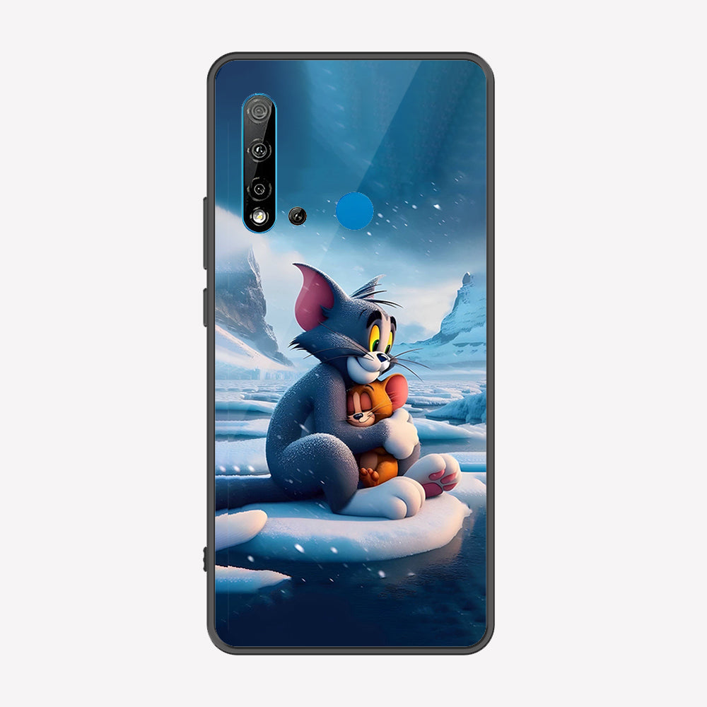 Huawei P20 Lite 2019 Cover - Tom & Jerry Series - Premium Printed Metal soft Bumper shock Proof Case