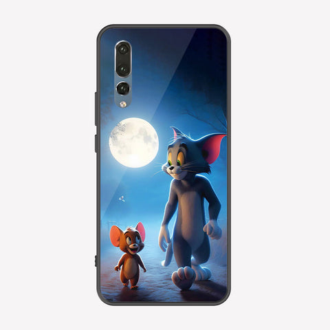 Huawei P20 Pro Cover - Tom & Jerry Series - Premium Printed Metal soft Bumper shock Proof Case
