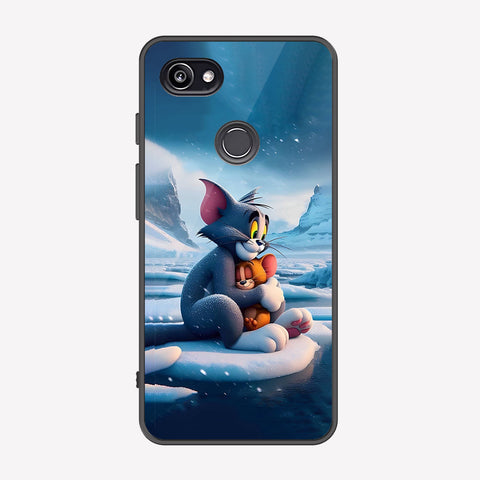 Google Pixel 2 XL Cover - Tom & Jerry Series - Premium Printed Metal soft Bumper shock Proof Case