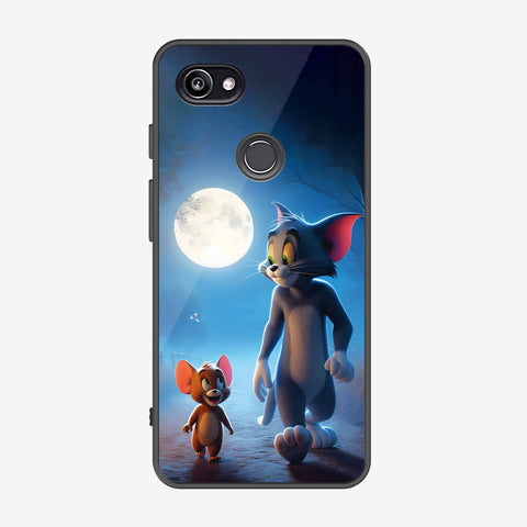 Google Pixel 3 Cover - Tom & Jerry Series - Premium Printed Metal soft Bumper shock Proof Case