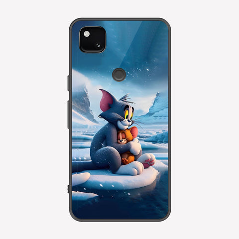 Google Pixel 4a 4G Cover - Tom & Jerry Series - Premium Printed Metal soft Bumper shock Proof Case