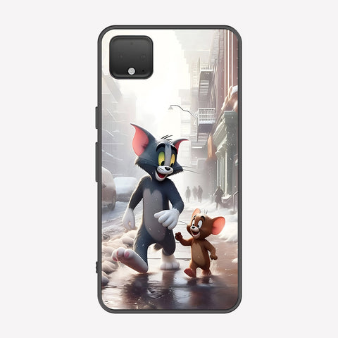 Google Pixel 4 XL Cover - Tom & Jerry Series - Premium Printed Metal soft Bumper shock Proof Case
