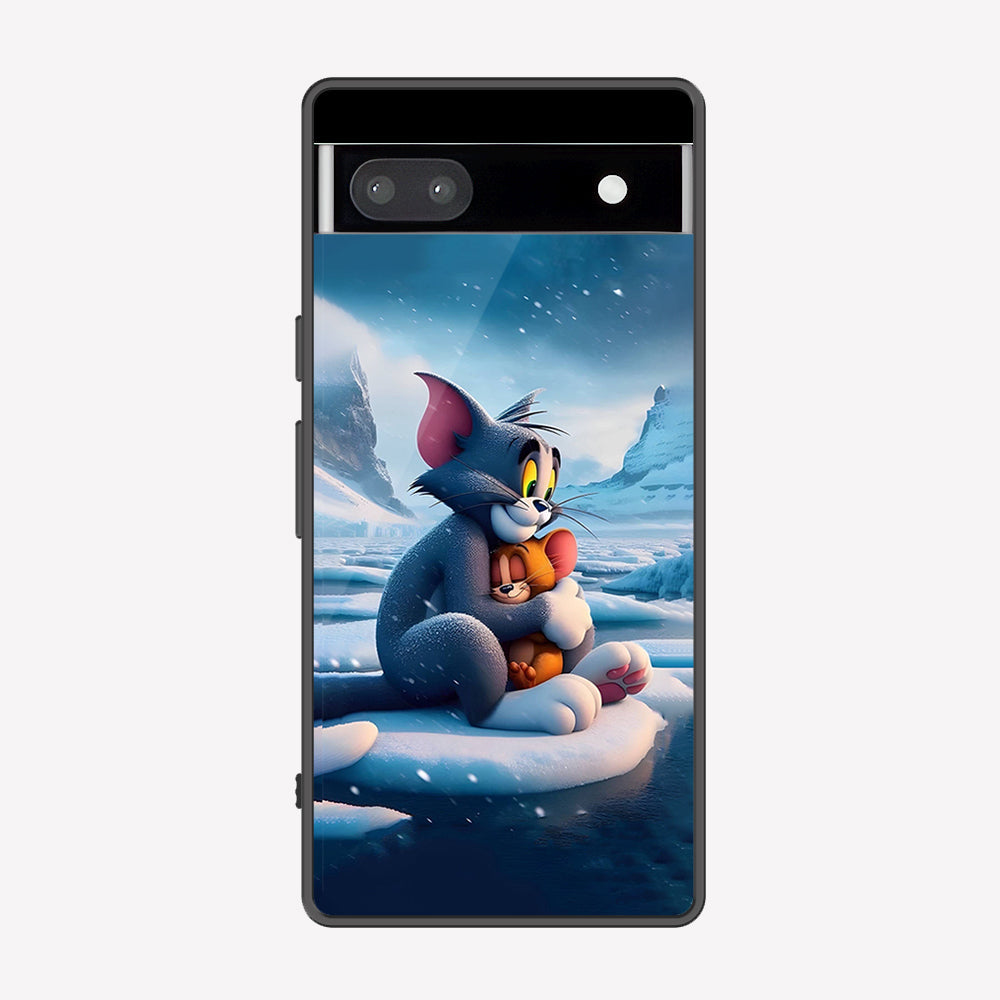 Google Pixel 6a Cover - Tom & Jerry Series - Premium Printed Metal soft Bumper shock Proof Case