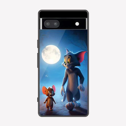 Google Pixel 6a Cover - Tom & Jerry Series - Premium Printed Metal soft Bumper shock Proof Case