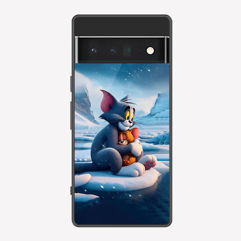 Google Pixel 6 Pro Cover - Tom & Jerry Series - Premium Printed Metal soft Bumper shock Proof Case