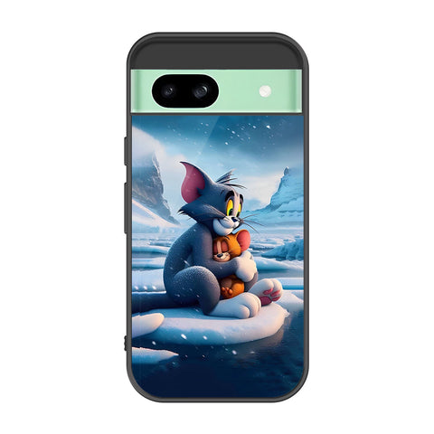 Google Pixel 8a Cover - Tom & Jerry Series - Premium Printed Metal soft Bumper shock Proof Case