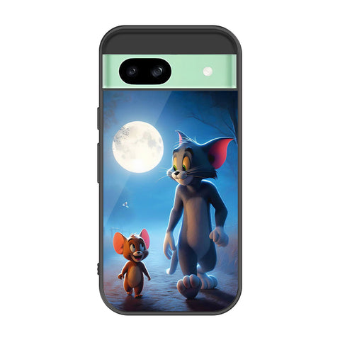 Google Pixel 8a Cover - Tom & Jerry Series - Premium Printed Metal soft Bumper shock Proof Case