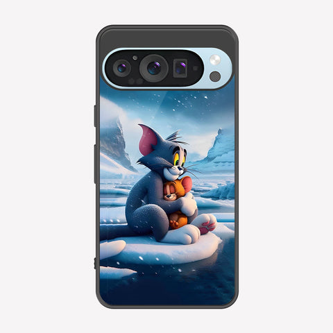 Google Pixel 9 Pro XL Cover - Tom & Jerry Series - Premium Printed Metal soft Bumper shock Proof Case